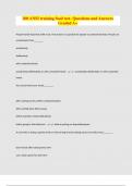 360 ANSI training food test- Questions and Answers Graded A&plus;