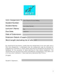 unit 6 Business-Decision-Making-Assignment.doc