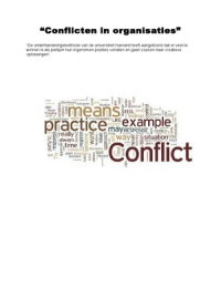 Conflicten in Organisaties