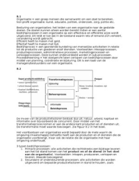 Samenvatting: Management informatie systemen 1.3 kennistoets