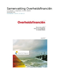 Samenvatting Overheidsfinanciën