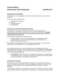 Samenvatting Nederlands Recht begrepen Hoofdstuk 1 en 2