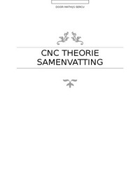 CNC theorie samenvatting