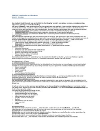 Samenvattingen leerdoelen verpleegkunde AGZ