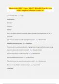 Electrolysis IBEC&plus;Laser STATE BOARD Practice test with Complete Solution Graded A&plus;