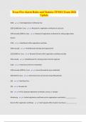 Texas Fire Alarm Rules and Statutes TFM11 Exam 2024 Update