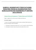 KAREN G&period; DUDERSTADT 97803234765808  PEDIATRIC PHYSICAL EXAMINATION TEST  BANK ILLUSTRATED HANDBOOK 3RD EDITION  2024 UPDATE