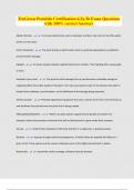 TruGreen Pesticide Certification 6&comma;3a&comma;3b Exam Questions with 100&percnt; correct Answers