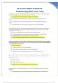 NURSING NR508 Advanced Pharmacology Mid-Term Exam graded A&plus;