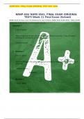 NRNP 654&sol; NURS 6541&comma; FINAL EXAM &lpar;ORIGINAL TEST&rpar; Week 11 Final Exam &lpar;Solved&rpar;