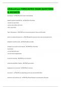 Lifeboatman FORECASTED EXAM QUESTIONS  & ANSWER