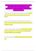 NCO Professional Development Guide &lpar;DA PAM 600-25&rpar; Questions and Answers &vert; Latest Update &vert; 2024&sol;2025 &vert;  Already Passed