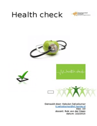 Health check (7,8)