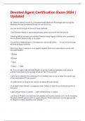 Devoted Agent Certification Exam 2024 &vert; Updated 