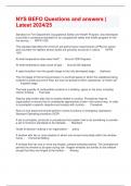NYS BEFO Questions and answers &vert; Latest 2024&sol;25
