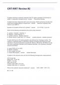 CRT-RRT Review &num;2 Questions with Solutions 2024