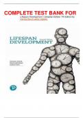 COMPLETE TEST BANK FOR  Lifespan Development&comma; Canadian Edition 7th Edition by Denise Boyd Latest Update 