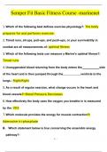 Semper Fit Basic Fitness Course marinenet &lpar;QUESTIONS WITH 100&percnt; CORRECT ANSWERS &rpar; &lpar;2024 &sol; 2025&rpar; &lpar;Verified by Experts&rpar;
