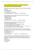 Drexel NUR 550 Final Exam&semi; Cumulative Review &ndash; Questions With Detailed Solutions