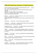 NURS 550 Final Exam&colon; Questions & Verified Solutions