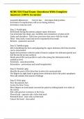 NURS 550 Final Exam&colon; Questions With Complete Answers &lpar;100&percnt; Accurate&rpar;