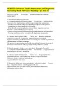 NURS550&colon; Advanced Health Assessment And Diagnostic Reasoning Week &num;1 Guided Reading &ndash; Q&rsquo;s And A&rsquo;s