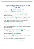 Exam &lpar;elaborations&rpar; Army course 
