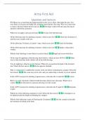 Exam &lpar;elaborations&rpar; Army course 