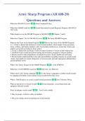 Exam &lpar;elaborations&rpar; Army course 