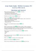 Exam &lpar;elaborations&rpar; Army course 