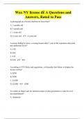 Wax NY license &dstrok;ề A Questions and Answers&comma; Rated to Pass
