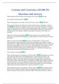 Exam &lpar;elaborations&rpar; Army course 