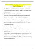 California UST Service Technician part 1 Questions And Answers &vert; Graded A&plus;