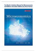 Test Bank & Solution Manual for Microeconomics 2nd Edition &lpar;Canadian Edition&rpar; by Dean Karlan