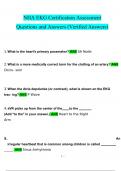 NHA EKG Certification Assessment Exam 2024 Expected Questions and Answers &lpar;Verified by Expert&rpar;