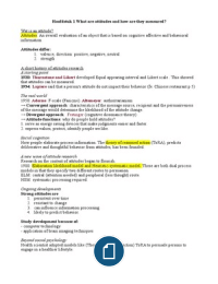 The Psychology of Attitudes and Attitude Change&colon; Chapter 1 - 8 &lpar;Eng&rpar;