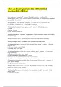 VEN 125 Exam Questions And 100&percnt;Verified  Solutions GRADED A&plus;