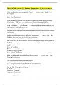 TOSCA Tricentis AS1 Exam&colon; Questions & A&plus; Answers