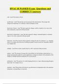 HVAC-R PASSED Exam Questions and  CORRECT Answers