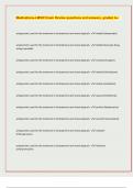 Medications-LMSW Exam Review questions and answers&comma; graded A&plus;&sol;&lbrack;LATEST EXAM UPDATES&rsqb;