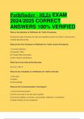 BEST ANSWERS Pathfinder - HLZs EXAM  2024&sol;2025 CORRECT  ANSWERS 100&percnt; VERIFIED