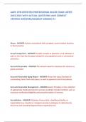AAPC CPB CERTIFIED PROFESSIONAL BILLER EXAM LATEST  2024-2025 WITH ACTUAL QUESTIONS AND CORRECT  VERIFIED ANSWERS&sol;ALREADY GRADED A&plus;