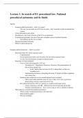 Lecture Notes European Judicial Protection