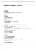 Equine Infectious Anemia Questions and Answers 2024