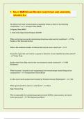 NAVY BMR EXAM REVIEW QUESTIONS AND ANSWERS&comma; GRADED A&plus;&sol;&lbrack;LATEST EXAM UPDATES&rsqb;