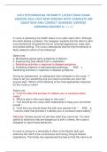 VATI PSYCHOSOCIAL INTEGRITY LATEST FINAL EXAM VERSION 2024-2025 NEW VERSION WITH COMPLETE 400 QUESTIONS AND CORRECT ANSWERS &lpar;VERIFIED ANSWERS&sol;GRADED A&plus;&plus;&plus;&plus;&rpar;
