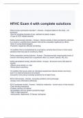 HFHC Exam 4 with complete solutions 2024
