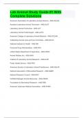 Lab Animal Study Guide &num;1 With Complete Solutions