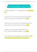 Civil Process Proficiency Exam Questions and Answers Rated A&plus;