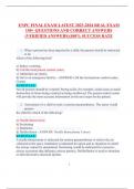 ENPC FINAL EXAM LATEST 2023-2024 REAL EXAM 150&plus; QUESTIONS AND CORRECT ANSWERS &lpar;VERIFIED ANSWERS&rpar;&vert;100&percnt; SUCCESS RATE